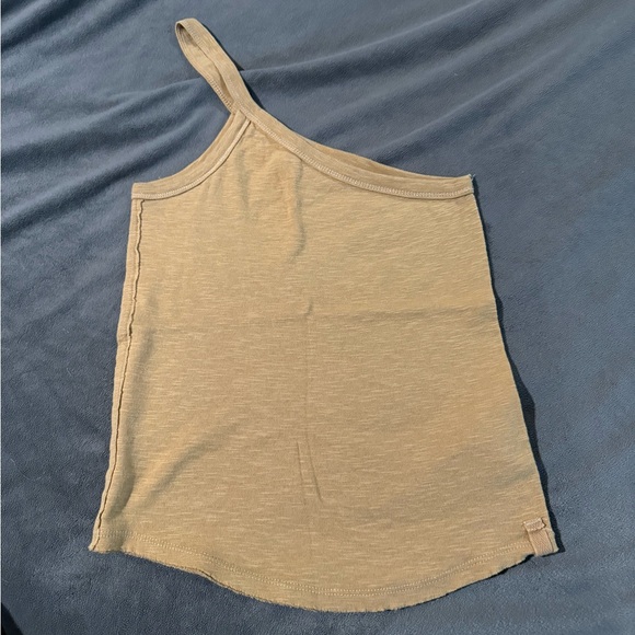 FREE PEOPLE ONE WAY OR ANOTHER ONE-SHOULDER TANK TOP - Picture 3 of 7